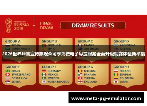 2026世界杯官宣持票观众可享免费电子导览服务全面升级观赛体验新举措